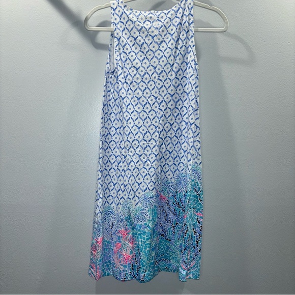 Lilly Pulitzer Blue and White Sleeveless Sundress - Picture 9 of 14